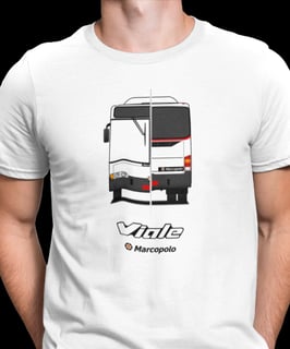 CAMISETA ÔNIBUS MARCOPOLO VIALE SÉRIE TRAÇOS