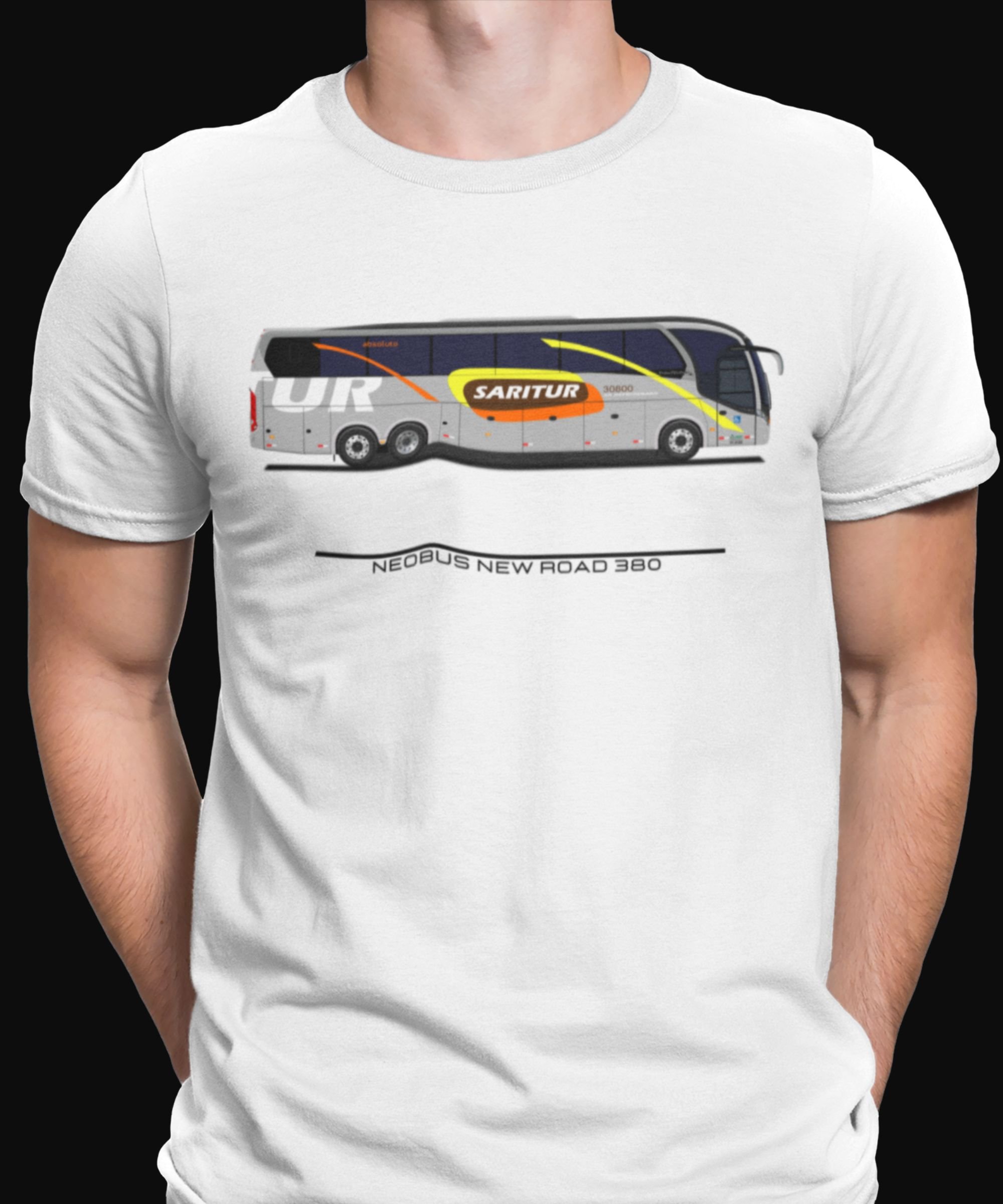 CAMISETA ÔNIBUS SARITUR NEOBUS NEW ROAD 380