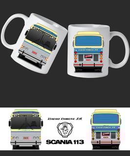 Nome do produto CANECA ESPECIAL CMA FLECHA AZUL LEITO VIAÇÃO COMETA