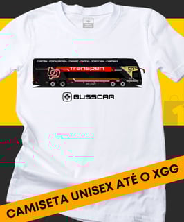 Nome do produto CAMISETA ÔNIBUS TRANSPEN BLACK BUSSCAR VISSTA BUSS DD 