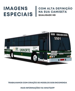 Nome do produto CAMISETA ÔNIBUS CAIO VITÓRIA UNINORTE 