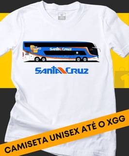 CAMISETA ÔNIBUS VIAÇÃO SANTA CRUZ VUSC SUPER FOFO