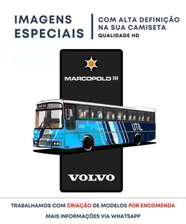 Nome do produto CAMISETA ÔNIBUS UTIL MARCOPOLO III