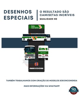 Nome do produto CAMISETA ÔNIBUS VIAÇÃO SÃO GERALDO NIELSON DIPLOMATA 