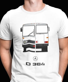 CAMISETA ÔNIBUS MERCEDES BENZ O-364