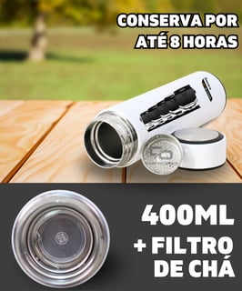 Nome do produto GARRAFA TÉRMICA ÔNIBUS DESENHO CAIO APACHE VIP
