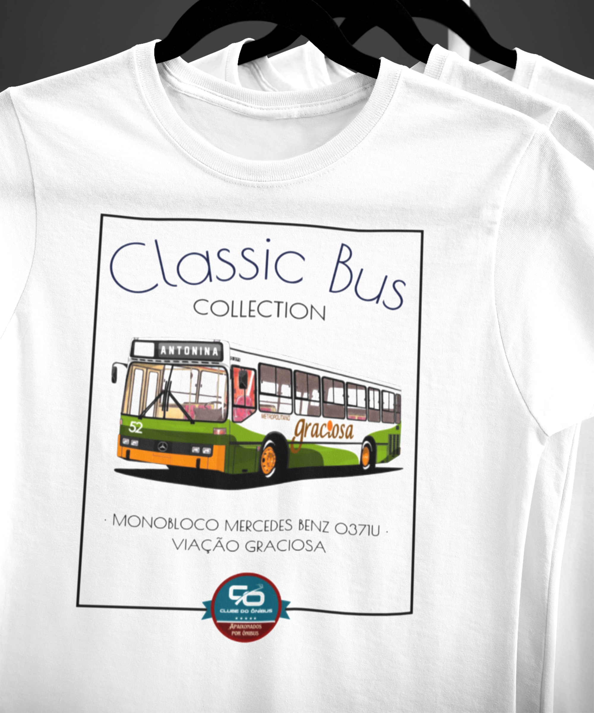 CAMISETA MASCULINA VIAÇÃO GRACIOSA MONOBLOCO O-371