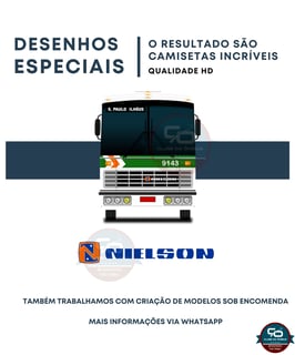 Nome do produto CAMISETA ÔNIBUS VIAÇÃO SÃO GERALDO NIELSON DIPLOMATA 