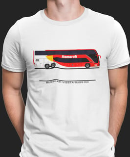 CAMISETA ÔNIBUS EXPRESSO ITAMARATI BUSSCAR VISSTA BUSS DD