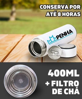 Nome do produto GARRAFA TÉRMICA LOGOTIPO PENHA 