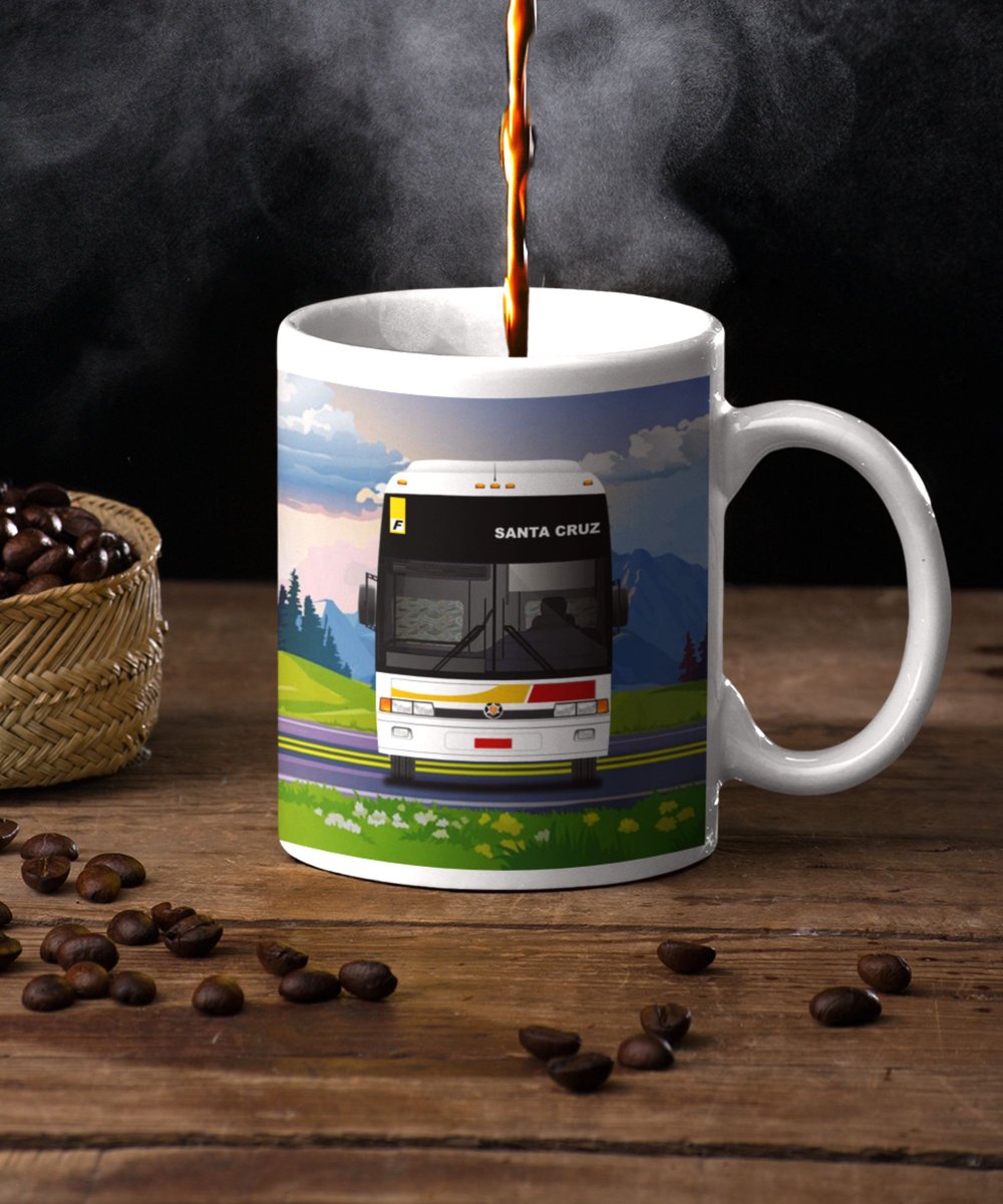Nome do produto: CANECA VIAÇÃO SANTA CRUZ
