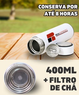 Nome do produto GARRAFA TÉRMICA REAL EXPRESSO LOGOTIPO