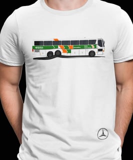 CAMISETA ÔNIBUS VIAÇÃO SÃO GERALDO MONOBLOCO MERCEDES BENZ O-400RSD