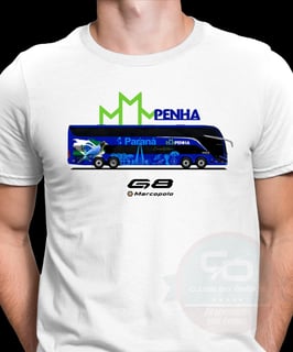 Nome do produto CAMISETA ÔNIBUS MARCOPOLO G8 PENHA PARANÁ