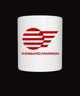 Nome do produto Caneca Ônibus Pássaro Marron para Motorista de Ônibus - Presente Exclusivo 