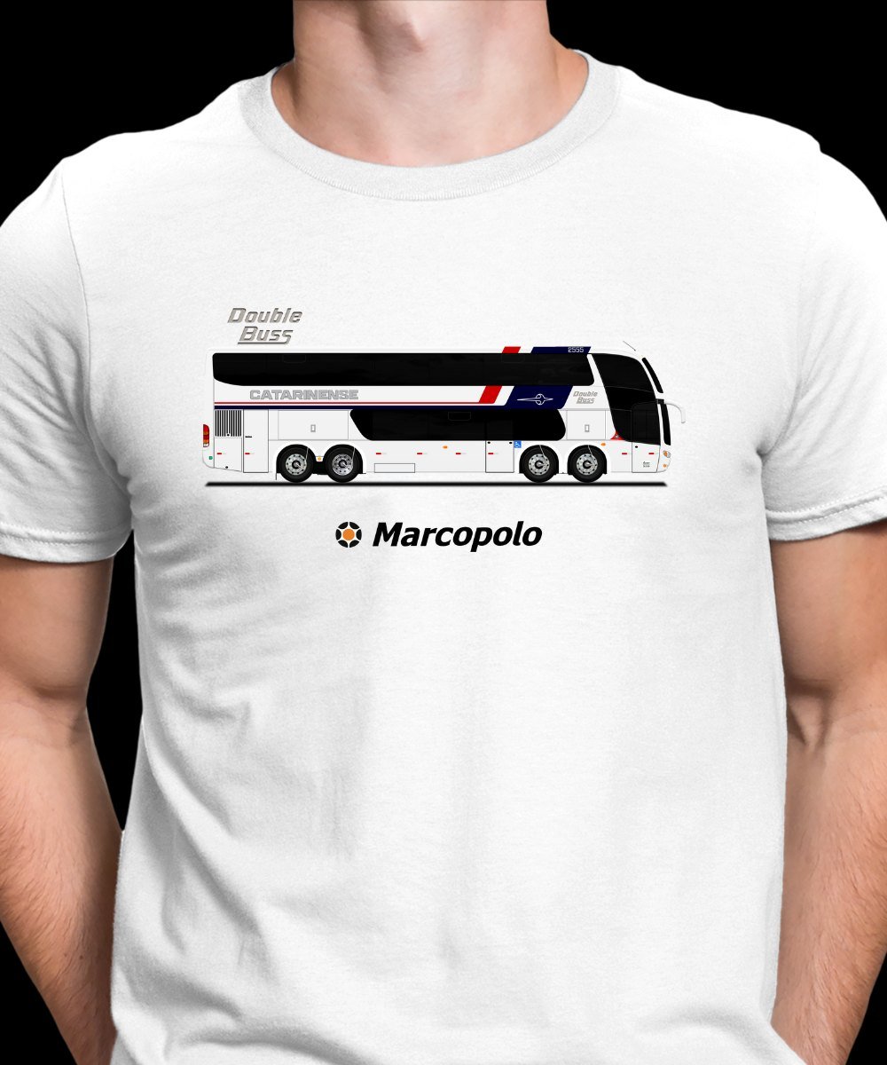 CAMISETA ÔNIBUS AUTO VIAÇÃO CATARINENSE MARCOPOLO G6 