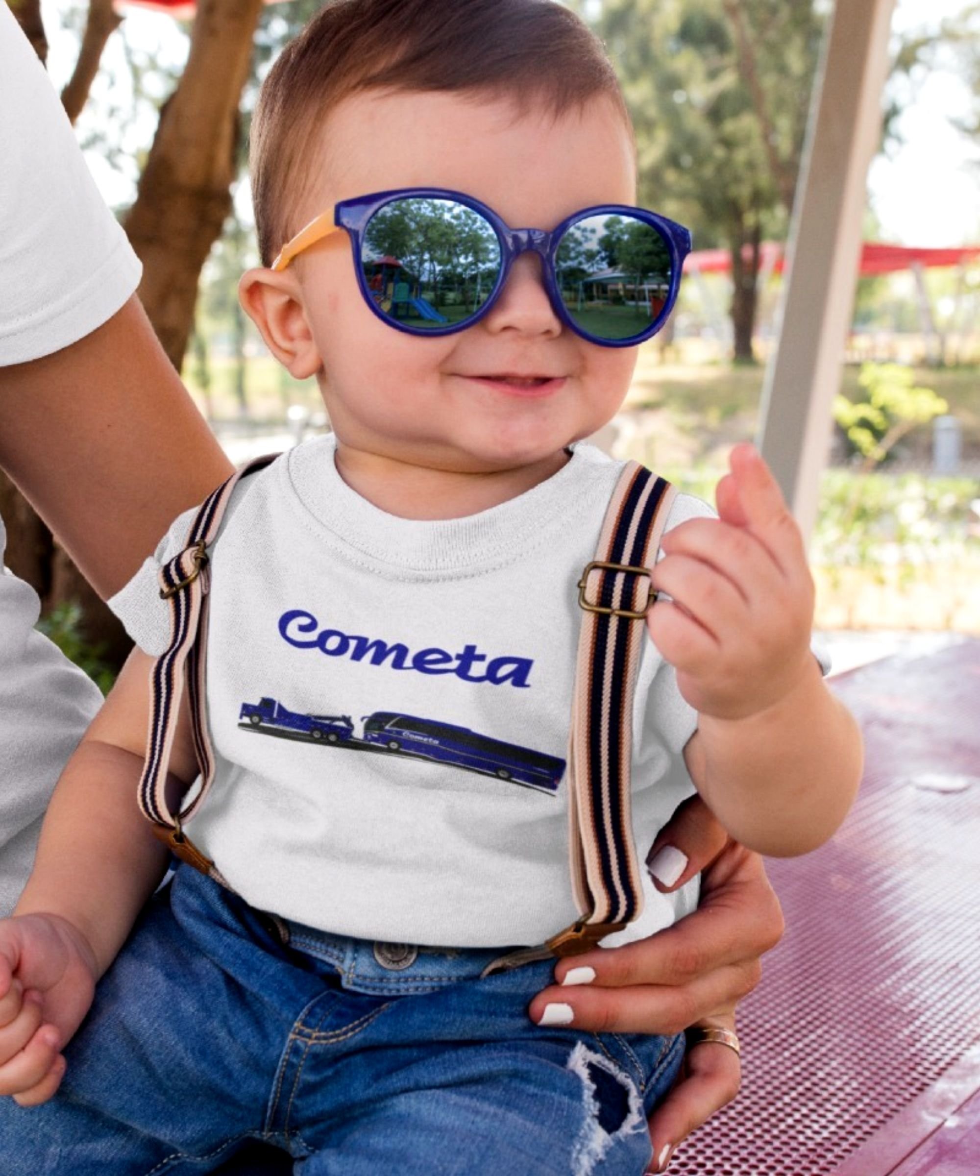 CAMISETA INFANTIL ÔNIBUS VIAÇÃO COMETA 