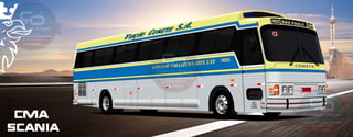 Nome do produto CANECA ÔNIBUS FLECHA AZUL CMA COMETA (3D)