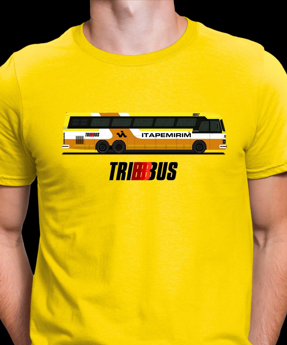 Nome do produto: CAMISETA ESPECIAL VIAÇÃO ITAPEMIRIM 1º TRIBUS CIFERAL DINOSSAURO