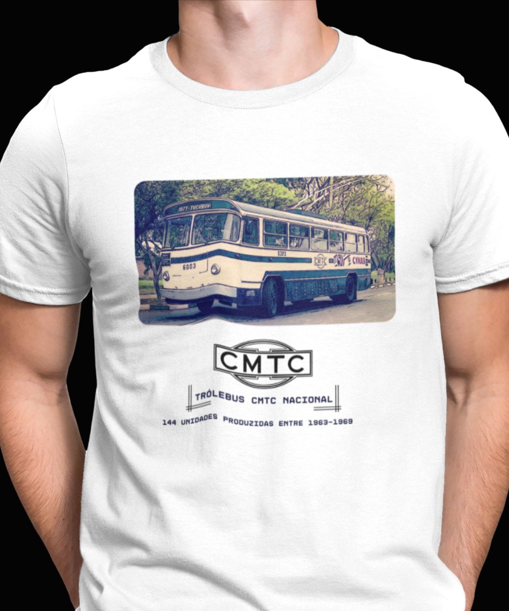 Nome do produto: CAMISETA TROLEBUS CMTC 