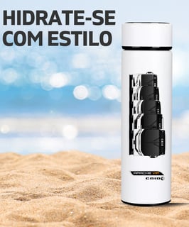 Nome do produto GARRAFA TÉRMICA ÔNIBUS DESENHO CAIO APACHE VIP