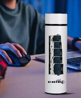 Nome do produto GARRAFA TÉRMICA ÔNIBUS CAIO MILLENNIUM GERAÇÕES