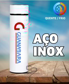 Nome do produto GARRAFA TÉRMICA EXPRESSO GUANABARA LOGOTIPO