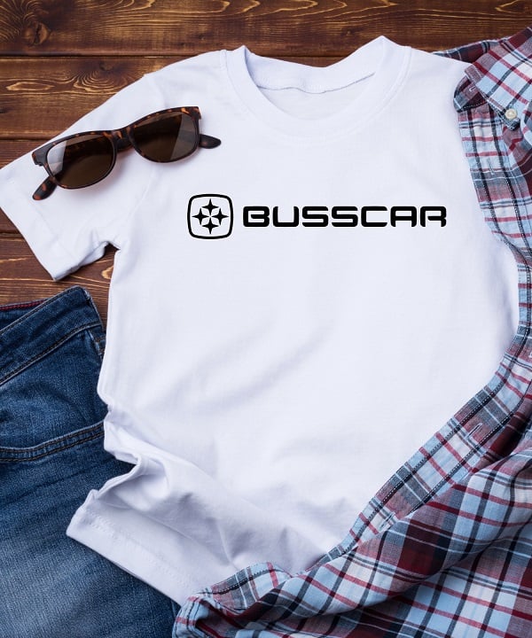 Nome do produto: CAMISETA BUSSCAR LOGOTIPO 