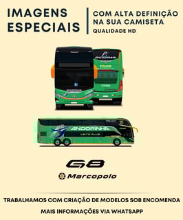 Nome do produto CAMISETA ANDORINHA MARCOPOLO G8