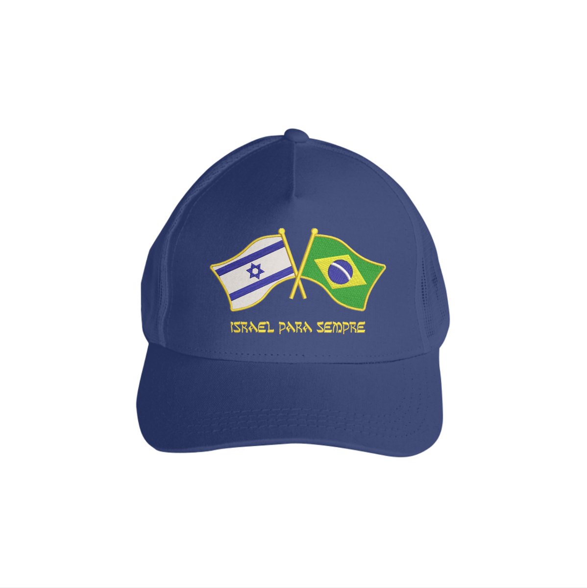 Nome do produto: Boné Brasil e Israel