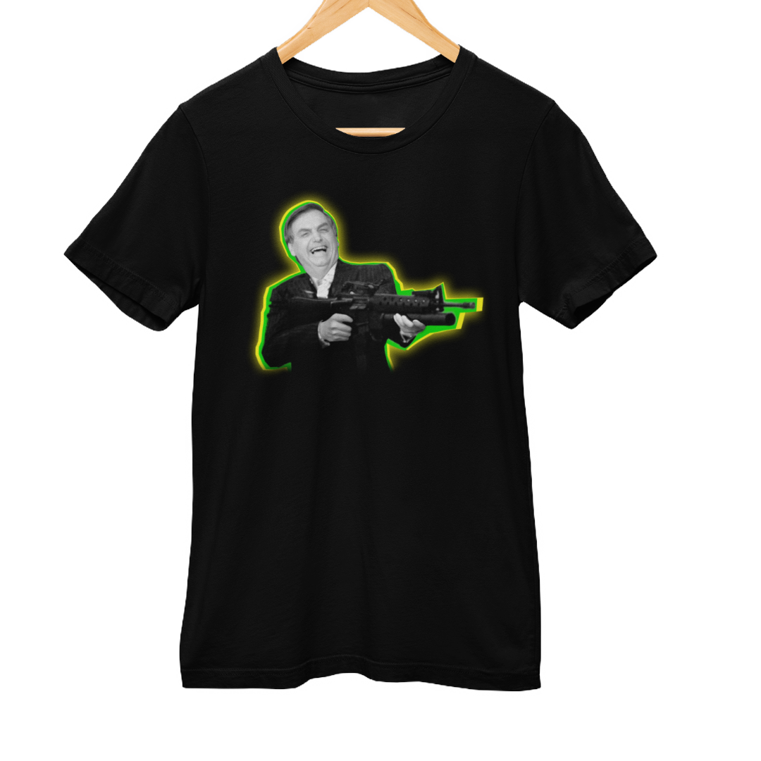 Nome do produto: Camiseta  Bolsonaro Mito - Preta e Azul marinho, unissex