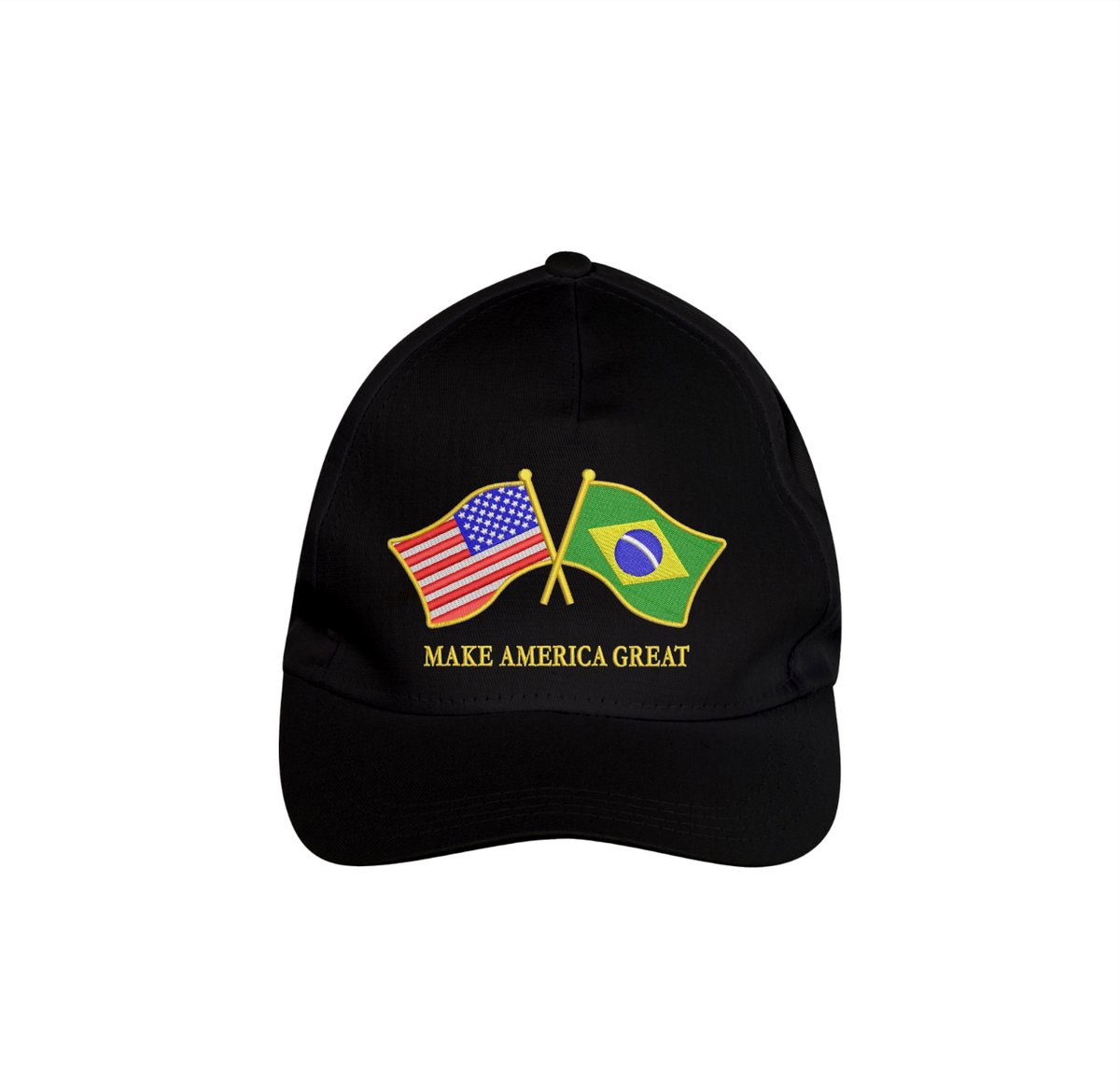 Nome do produto: Boné Brasil e Estados Unidos