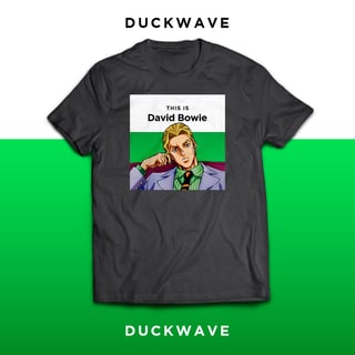 Camiseta This is David Bowie com Yoshikage Kira