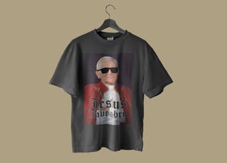Nome do produto Camiseta Plus Size Felipe D'Aloia - Jesus Save