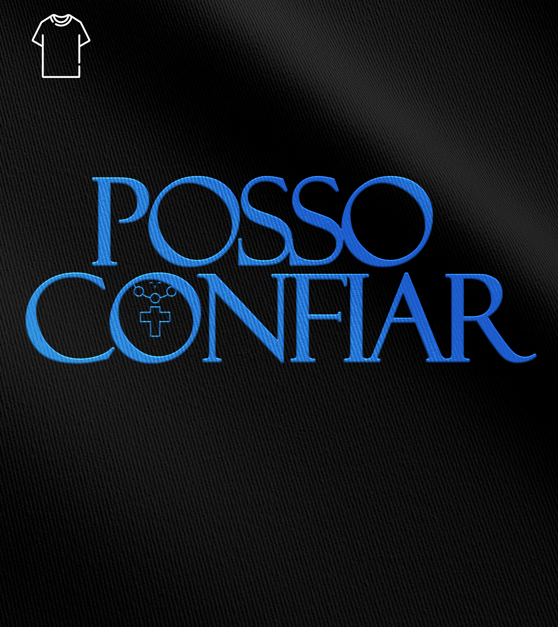 Camiseta Masculina Claudia Bastos - Posso Confiar