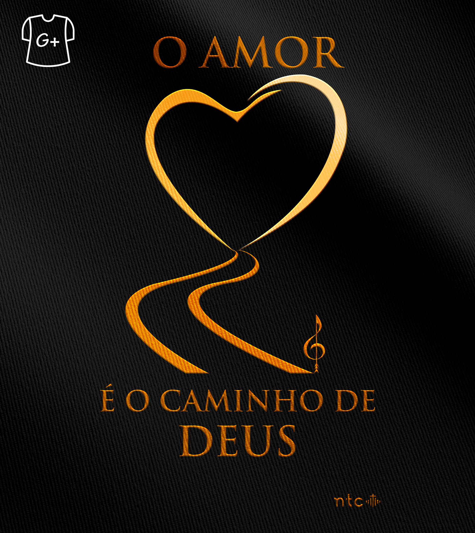 Camiseta Plus Size Instrumento de Paz - O Caminho de DEus