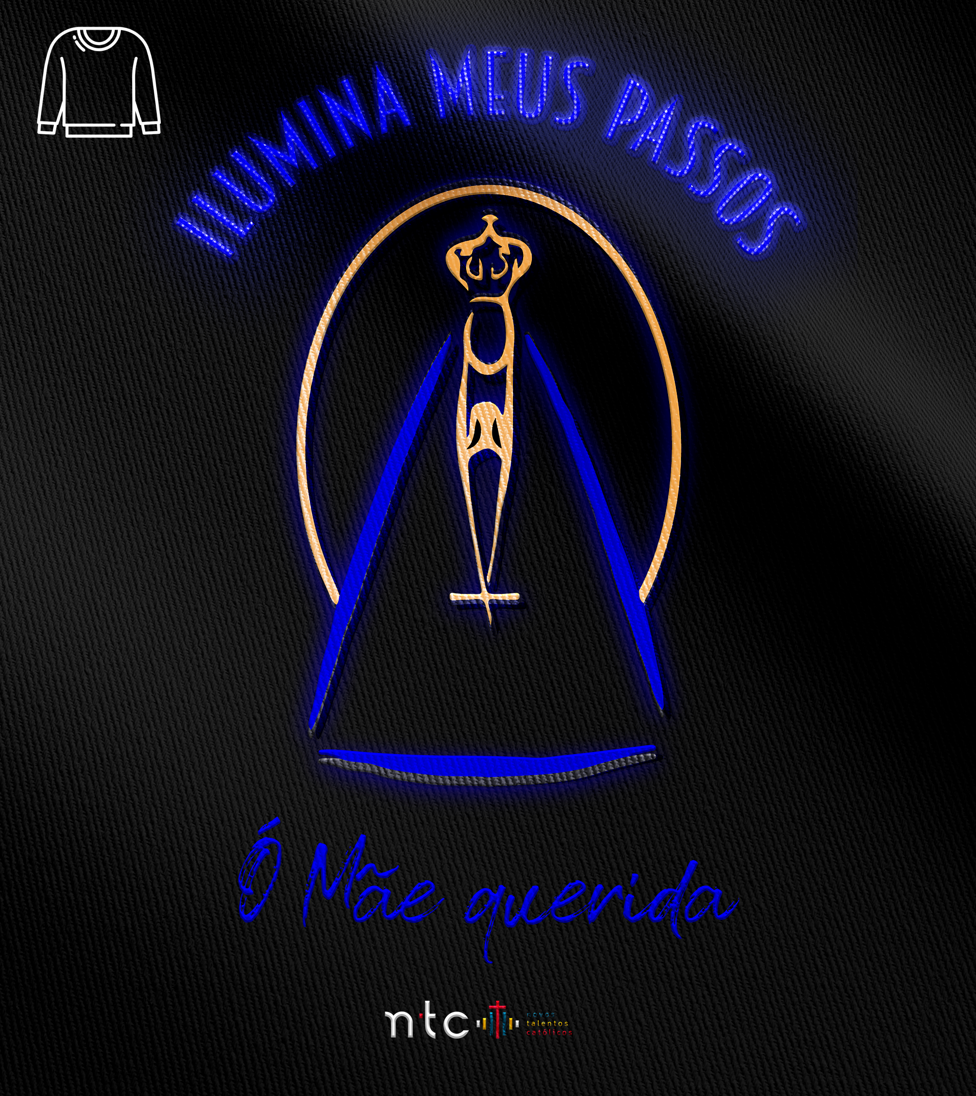 Blusão Novos Talentos Católicos - Ilumina Meus Passos