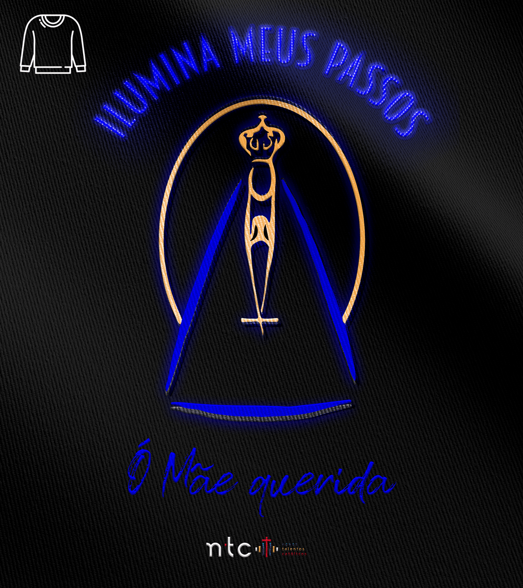 Nome do produto: Blusão Novos Talentos Católicos - Ilumina Meus Passos