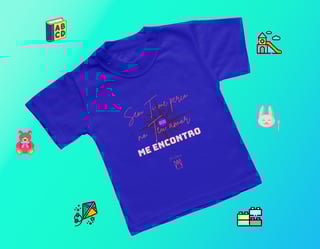Nome do produto Camiseta Infantil Aline Melo - Meu Repouso