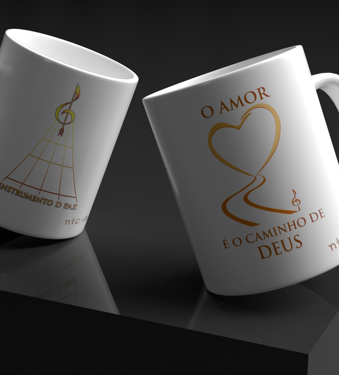 Nome do produto: Caneca Instrumento de Paz - O Caminho de Deus