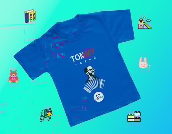 Camiseta Infantil Luís Neto - Tommy Forró