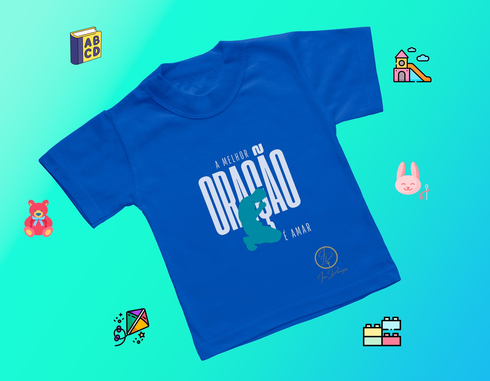 Camiseta Infantil Ivan Domingos - A melhor oração