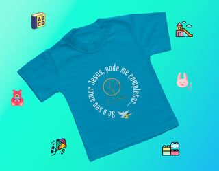 Camiseta Infantil Ivan Domingos - O amor de Jesus