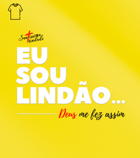 Camiseta Masculina Forró Santíssima Trindade - Eu sou Lindão