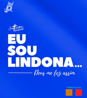 Camiseta Infantil Forró Santíssima Trindade - Eu sou lindona