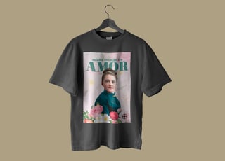 Nome do produto Camiseta Plus Size Felipe D'Aloia - Minha Vocação é o Amor