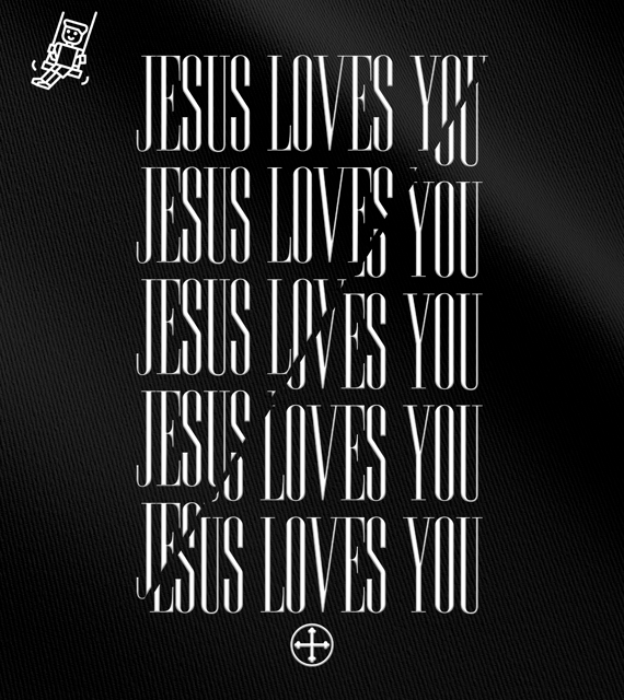 Camiseta Infantil Felipe D'Aloia - Jesus Loves You