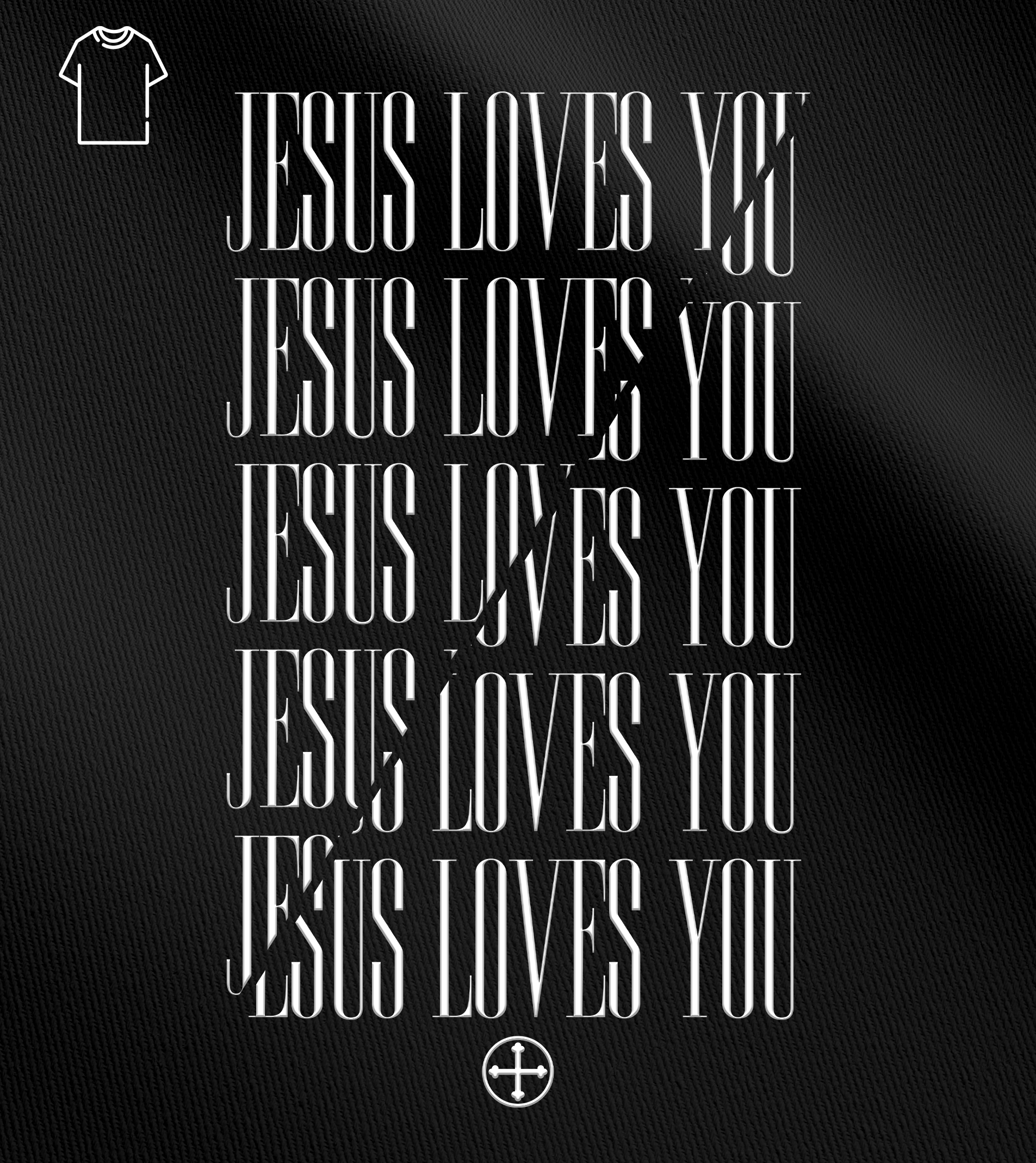 Camiseta Masculina Felipe D'Aloia - Jesus Loves You