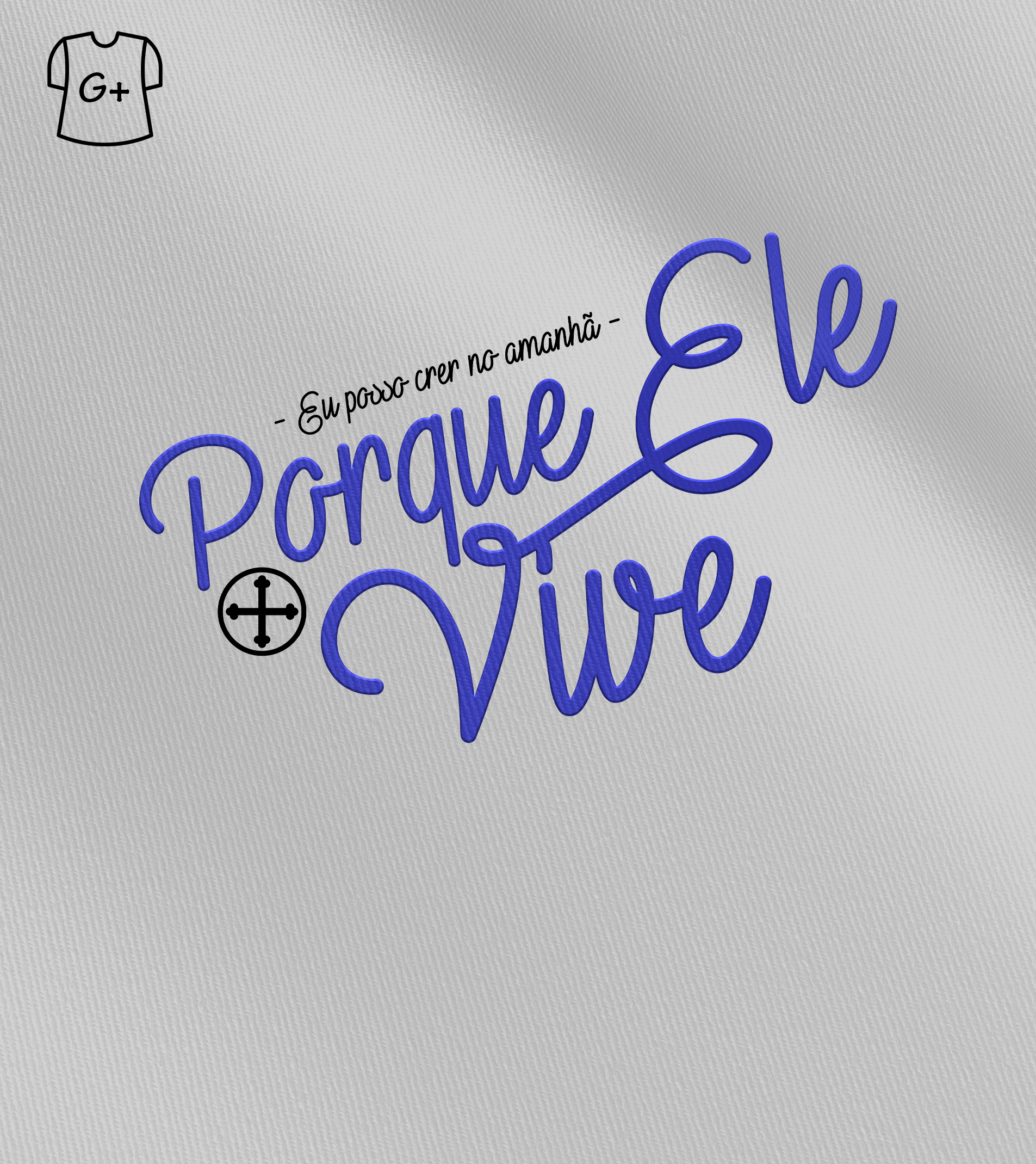 Camiseta Plus Size Felipe D'Aloia - Porque Ele Vive