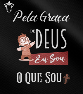 Body Infantil Claudia Bastos - Pela Graça de Deus